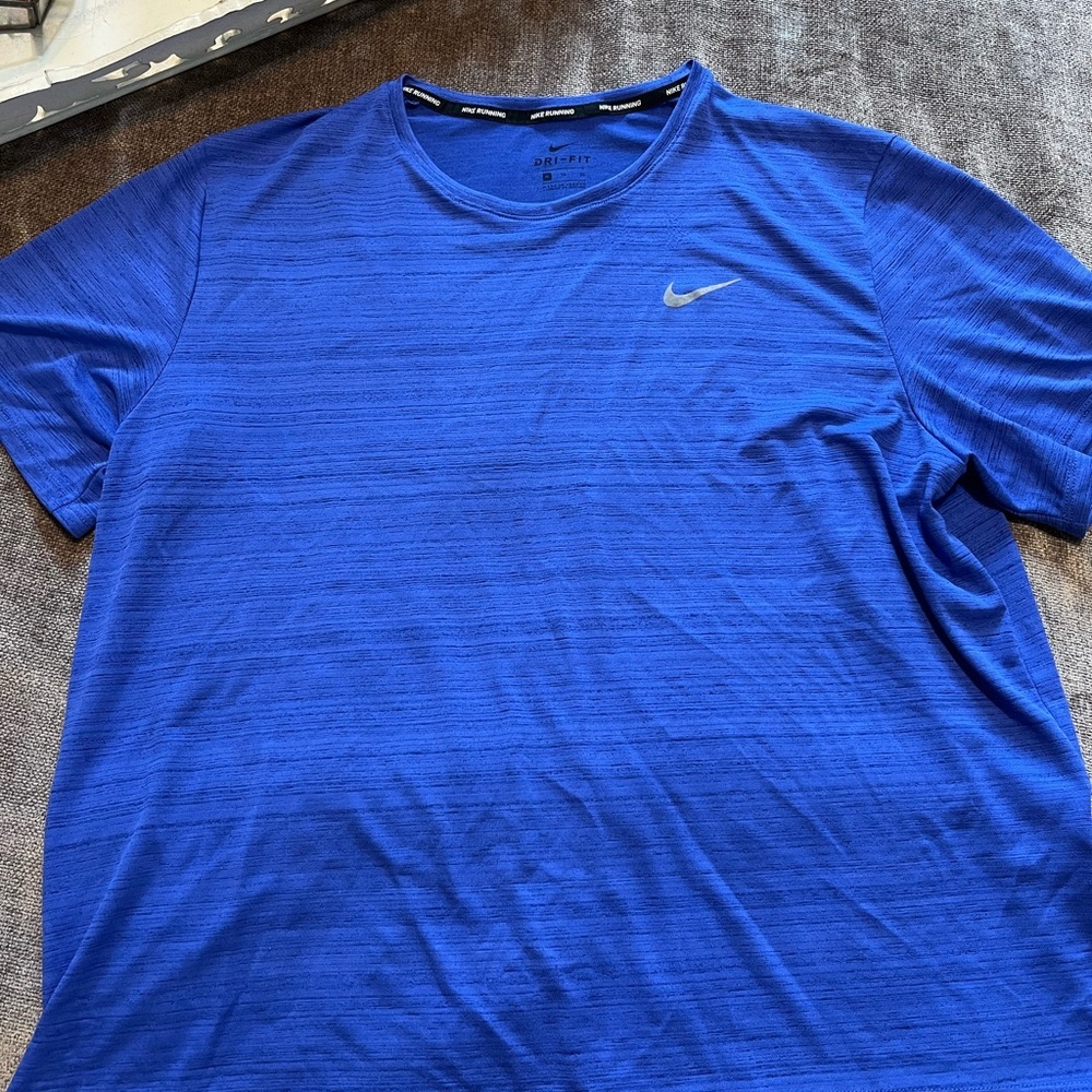 Nike Running Bright Blue Men’s T-Shirt - Size XL